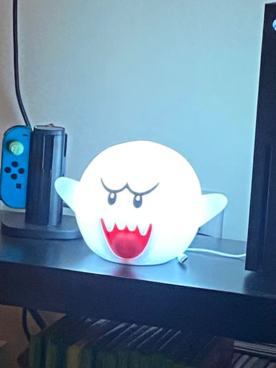 Light of Mario character boo